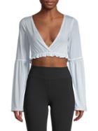 Free People Movement V-neck Cropped Top