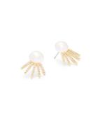 Saks Fifth Avenue Clear Crystals Stud Earrings