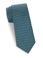 Saks Fifth Avenue Made In Italy Chain Link Silk Tie