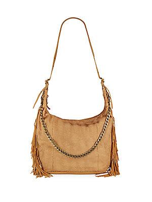 Ash Bo Leather Hobo Bag