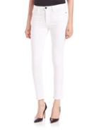 Frame Denim Le High-rise White Skinny Jeans