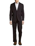 Saks Fifth Avenue Notch Buttoned Suit