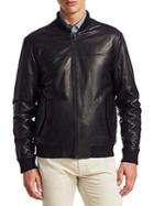 Saks Fifth Avenue Collection Reversible Varsity Jacket