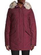 Woolrich Coyote Fur-trim Hooded Arctic Parka