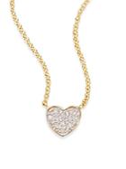 Kacey K Fine Jewelry Diamond & 14k Gold Heart Necklace