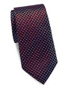 Saks Fifth Avenue Made In Italy Textured Neat Silk Tie