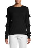 Saks Fifth Avenue Tiered Ruffled-sleeve Sweater