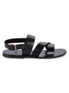 Bally Sanni Leather Ankle-strap Sandals