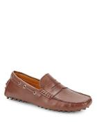 Saks Fifth Avenue Moc-toe Leather Driving Shoes