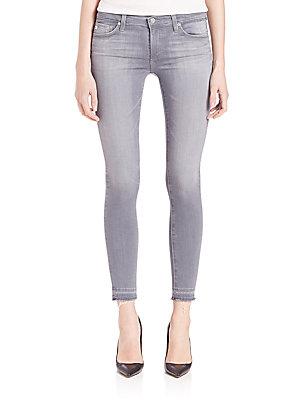 Ag Adriano Goldschmied Legging Ankle Jeans With Let Down Hem
