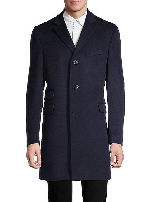 Saks Fifth Avenue Matthew Wool & Cashmere Overcoat