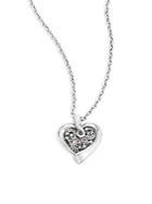 Lois Hill Sterling Silver Heart Pendant Necklace