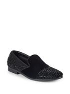 Steve Madden Neves Studded Velvet Loafers