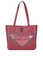 Longchamp Graphic Leather Tote