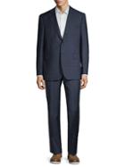 Saks Fifth Avenue Classic-fit Plaid Wool Suit
