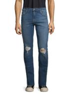 7 For All Mankind Paxtyn Distressed Stretch Skinny Jeans