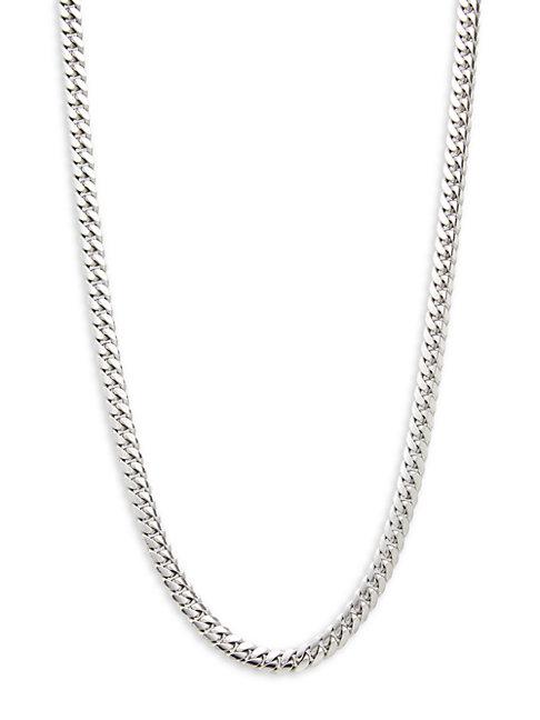 Effy Sterling Silver Miami Cuban Link Chain Necklace