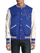 American Stitch Stripe Varsity Jacket