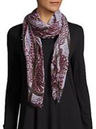 Saks Fifth Avenue Off 5th Paisley Print Scarf