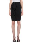 Carven Ruffle-front Pencil Skirt