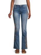 Driftwood Kelly Embroidered Bootleg Jeans