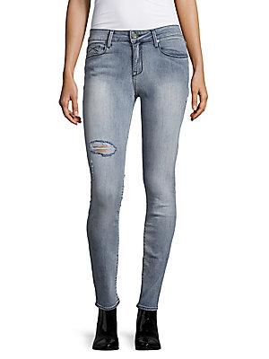 Denimocracy Distressed Skinny-fit Jeans