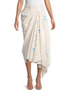 Marni Printed Cotton-blend Midi Skirt