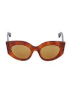 Gucci 50mm Angular Cat Eye Sunglasses