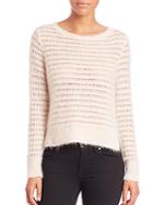 Rebecca Taylor Brushed Pointelle Sweater