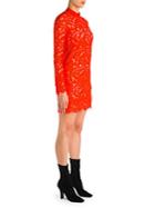 Stella Mccartney Lace Long Sleeve Mini Dress