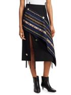 3.1 Phillip Lim Asymmetrical Wool Midi Skirt