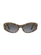 Dolce & Gabbana Origin 53mm Cat Eye Sunglasses