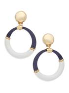 Alexis Bittar 10k Goldplated Lucite Drop Clip-on Earrings