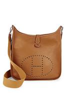 Herm S Vintage Brown Clemence Evelyne I Gm Leather Shoulder Bag