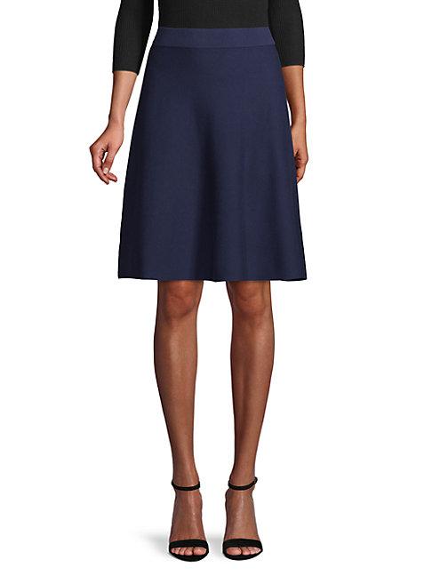 Saks Fifth Avenue Cotton-blend A-line Skirt