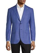 Lubiam Chambray Suit Jacket
