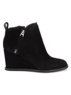 Dolce Vita Gili Faux Fur Lined Suede Wedge Booties