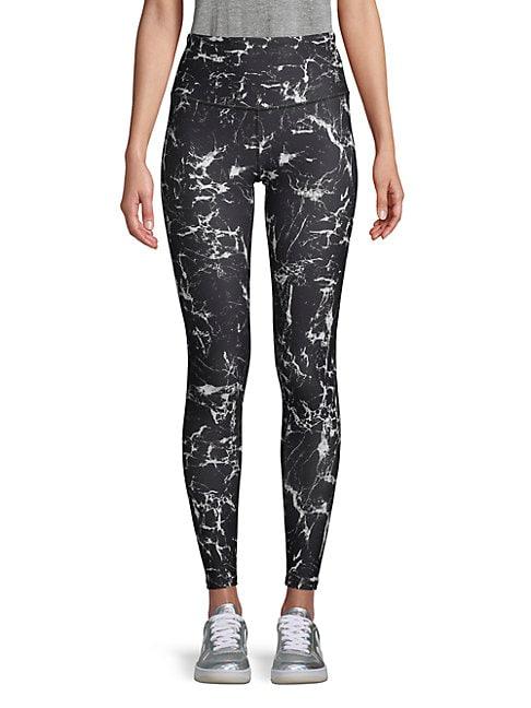 X By Gottex Marble Cropped Leggings