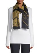 Versace Collection Chevron Wool Scarf