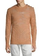 Balmain Perforated Cotton Sweater