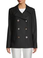 Adam Lippes Double-breasted Wool-blend Peacoat