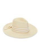 Vince Camuto Striped Ribbon Hat