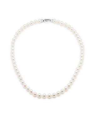 Majorica 7mm White Round Pearl Necklace