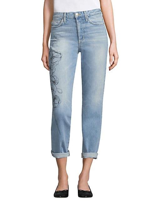 Joe's Jeans Floral Embroidered Jeans