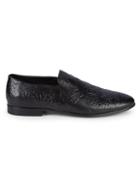 Robert Graham Textured Leather Loafers