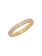 Nephora 14k Yellow Gold & Diamond Band Ring