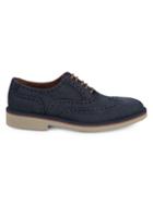 Canali Round-toe Suede Oxfords