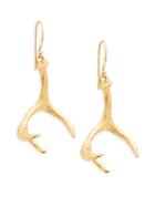 Heather Benjamin 18k Goldplated Sterling Silver Carved And Cast Drop Earrings