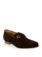 Corthay Cannes Calf Suede Loafers