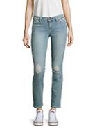 Paige Skyline Distressed Skinny Jeans